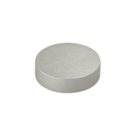 Patioplus 1 in. Diameter Flat Round Screw Cover, Satin Nickel - Solid PA134490